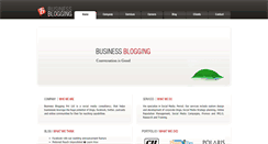Desktop Screenshot of businessblogging.org