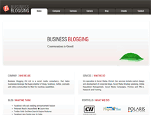 Tablet Screenshot of businessblogging.org